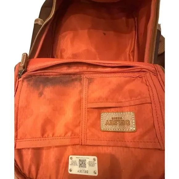 Delsey Brown Backpack - Picture 9 of 9